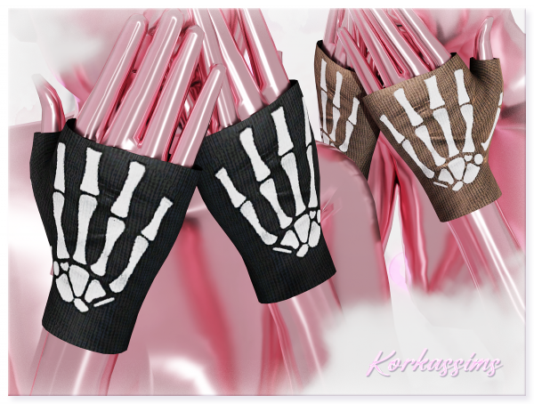 Alpha Fingerless gloves by simsfinds - The Sims 4 Custom Content