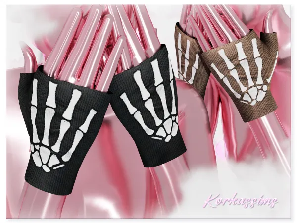 Alpha Fingerless gloves by korkassims - The Sims 4 Custom Content