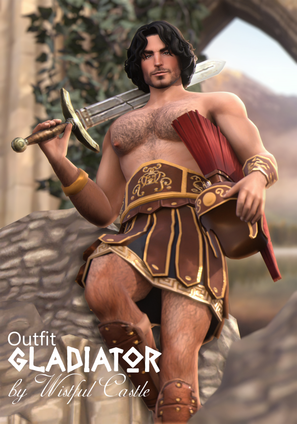 Mix Gladiator Outfit (Set of clothes) by simsfinds - The Sims 4 Custom Content