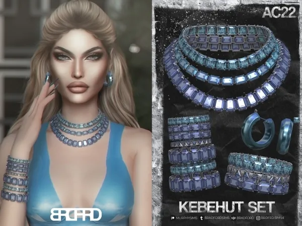 Alpha KEBEHUT SET [AC22 DAY 10] - The Sims 4 Custom Content