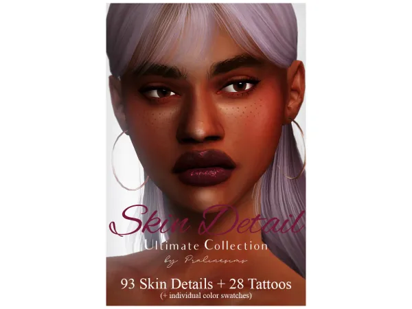 Alpha SKIN DETAIL TATTOO Ultimate Collection by pralinesims update - The Sims 4 Custom Content