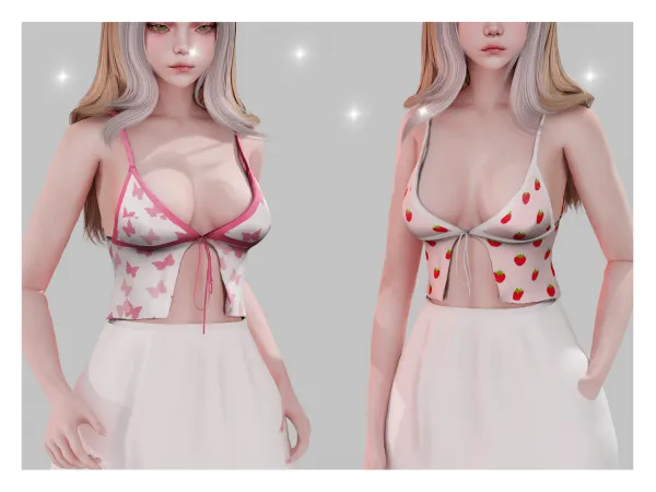 Alpha Rumako open top babyetears - The Sims 4 Custom Content