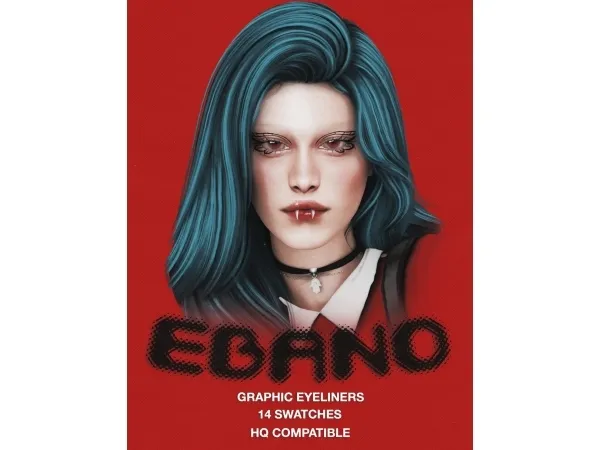 Alpha EYELINER SETS ÉBANO by magbay - The Sims 4 Custom Content