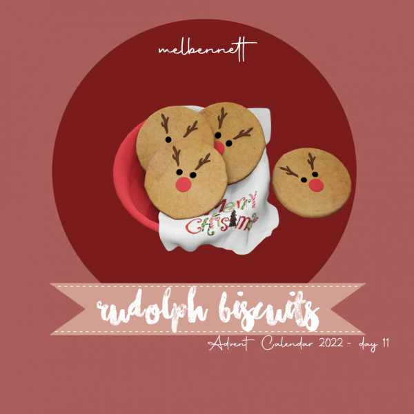 Mix Advent Calendar 11 Rudolph Biscuits by melbennett - The Sims 4 Custom Content