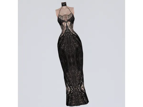 Alpha Wandinha Dress (Patreon Early Access) - The Sims 4 Custom Content