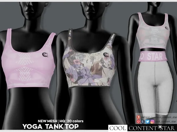 Alpha Toga Tank Top cool_content_star - The Sims 4 Custom Content