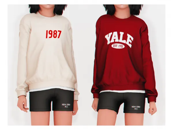 Alpha Dice Sweater - The Sims 4 Custom Content