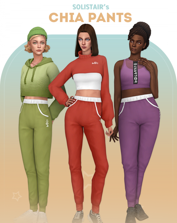 Maxis Match Chia Pants by simsfinds - The Sims 4 Custom Content