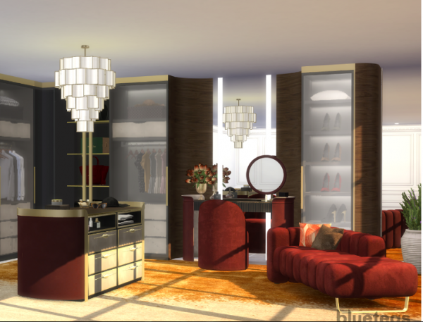 Alpha Emory Dressing Room by simsfinds - The Sims 4 Custom Content