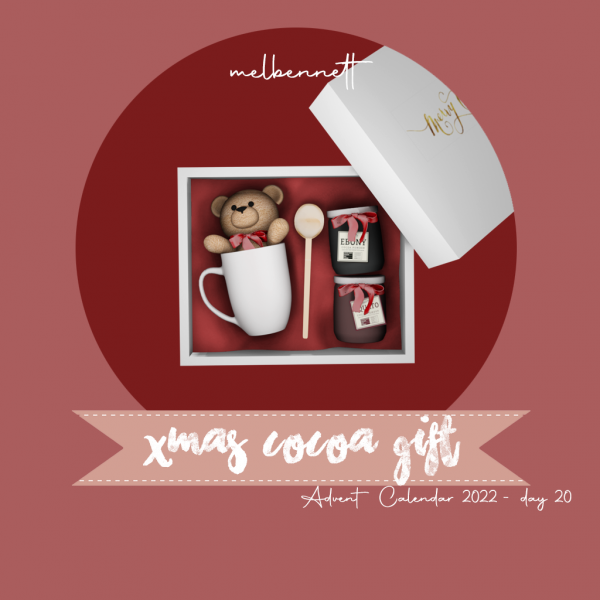 Alpha Advent Calendar 2022 20 Xmas Cocoa Gift by melbennett - The Sims 4 Custom Content