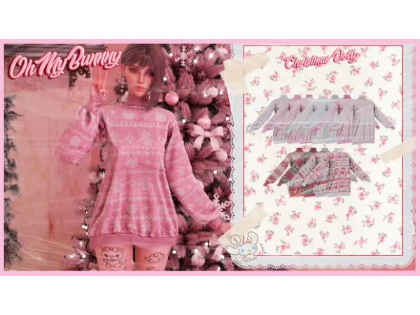 Alpha BABY CHRISTMAS DOLLY - The Sims 4 Custom Content