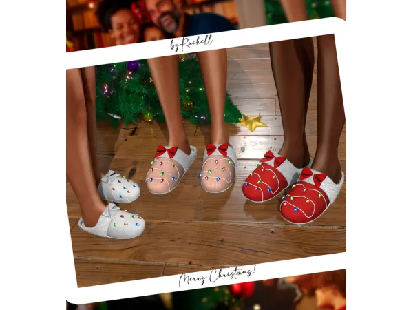 Alpha CHRISTMAS SLIPPER FEMALEMALECHILD - The Sims 4 Custom Content