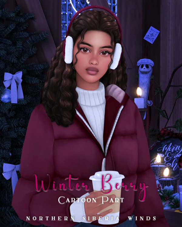 Maxis Match Winter Berry Cartoon Part by simsfinds - The Sims 4 Custom Content