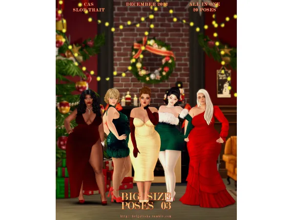 Mix ( ) Big size poses 03 Pose Pack CAS by helgatisha - The Sims 4 Custom Content
