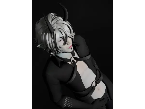 Mix Scurvy Horns by Saruin - The Sims 4 Custom Content