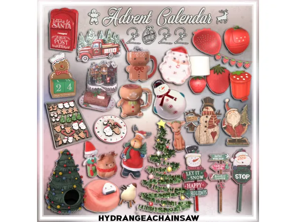 Alpha Christmas Advent Calendar 41794326822415 - The Sims 4 Custom Content