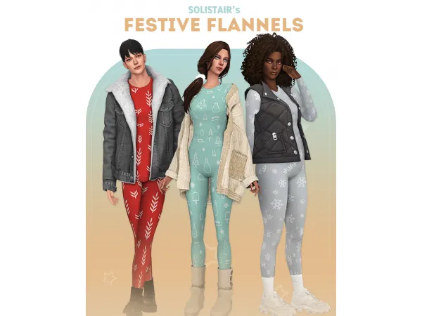 Festive Flannels (M+F) by Solistair