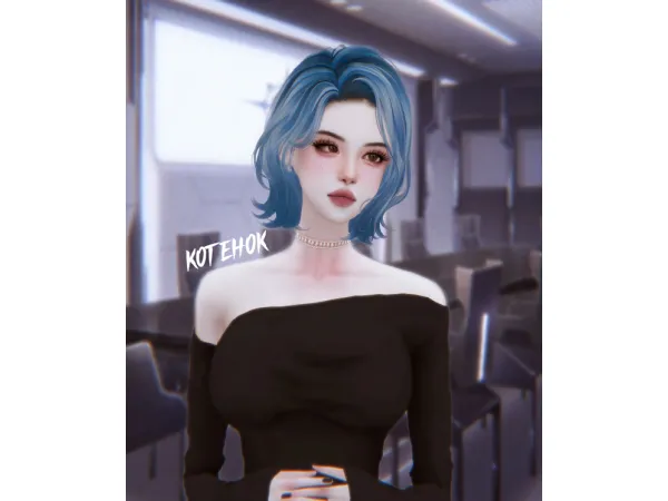 Alpha Hair123 - The Sims 4 Custom Content