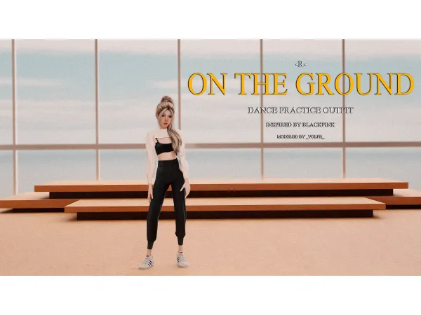 On the Ground dance practice outfit by _Volfe_