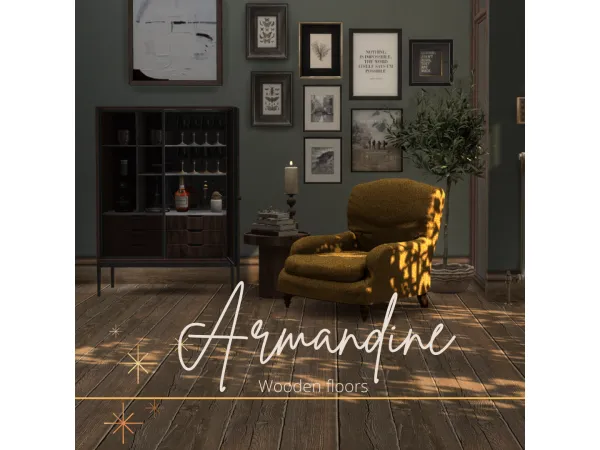 Mix Armandine Wooden Floors - The Sims 4 Custom Content