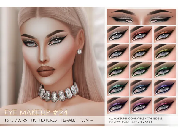 Alpha JESS MAKEUP SET by Jul_Haos - The Sims 4 Custom Content