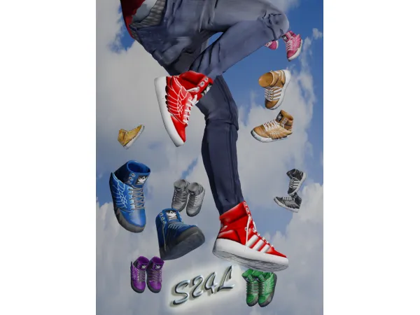 Alpha Adidas JS wing shoe Redo by Sailor24Love Sims - The Sims 4 Custom Content
