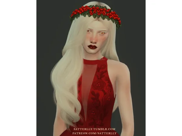 Mix Wild berries crown 1 by satterlly - The Sims 4 Custom Content