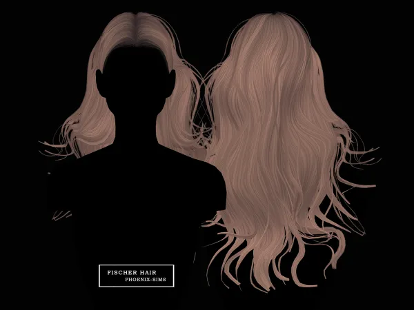 Alpha Fischer Hair - The Sims 4 Custom Content
