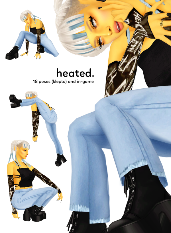 Alpha Heated Poses by simsfinds - The Sims 4 Custom Content