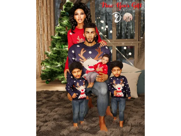 Alpha NEW YEAR GIFT S214 S215 S216 S217 S218 S219 S220 S221 S222 S223 by turksimmer - The Sims 4 Custom Content