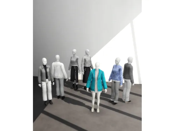 Maxis Match Winter City by Rusty's - The Sims 4 Custom Content