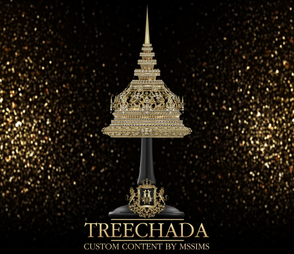 Alpha TREECHADA CROWN by simsfinds - The Sims 4 Custom Content