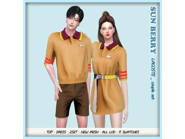 Alpha [SUNBERRY]GIFT SET lacos SET by SUNBERRY - The Sims 4 Custom Content