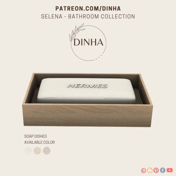 Alpha Soap Dishes by dinhagamer - The Sims 4 Custom Content