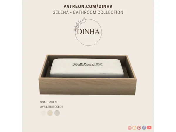 Alpha Soap Dishes - The Sims 4 Custom Content