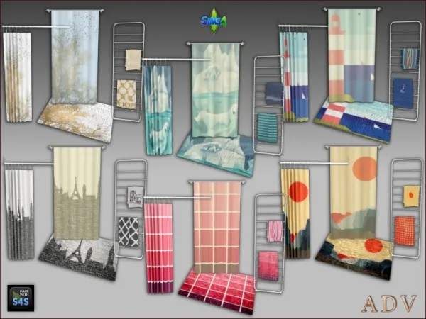 Maxis Match Bathroom decor - The Sims 4 Custom Content