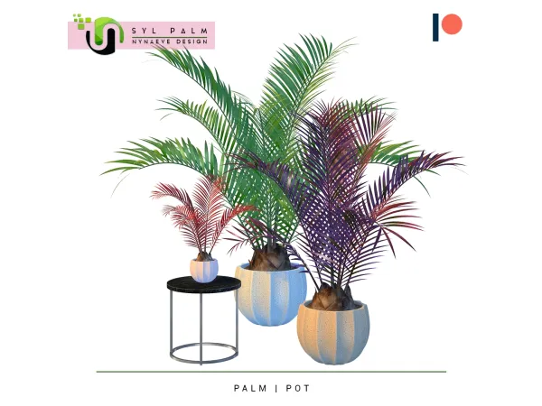 Mix Syl Palm by nynaevedesign - The Sims 4 Custom Content