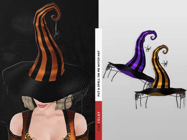 Alpha Put A Spell On Me Hat - The Sims 4 Custom Content