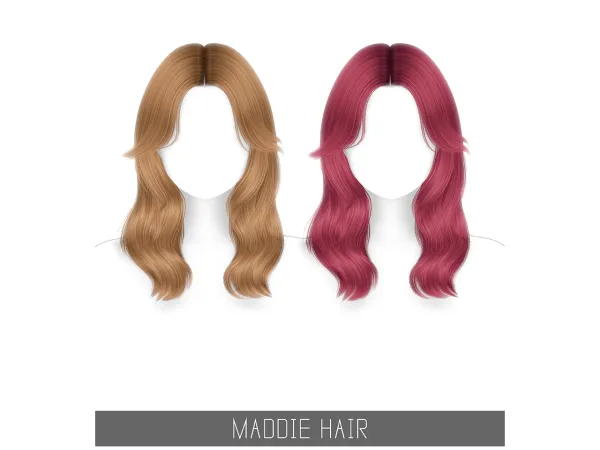 Alpha MADDIE HAIR - The Sims 4 Custom Content