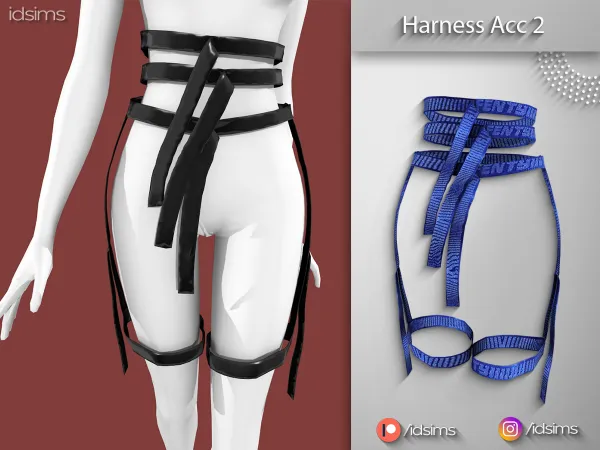 Alpha Harness Acc 2 - The Sims 4 Custom Content