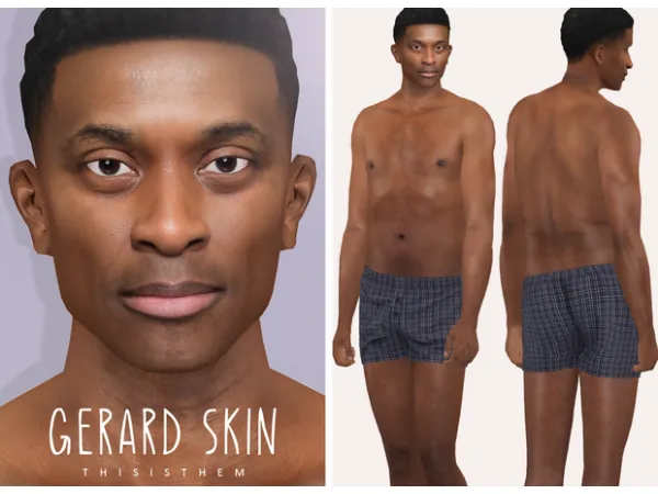 Alpha Gérard Skin Sim by thisisthem - The Sims 4 Custom Content
