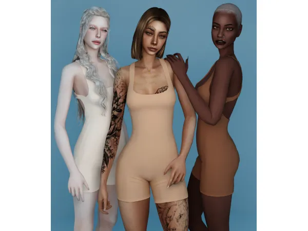Mix One Piece Cutout by kushNkurls - The Sims 4 Custom Content