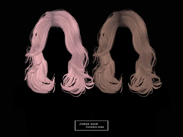 Alpha Jonah Hair - The Sims 4 Custom Content