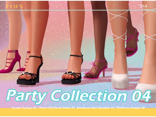 Mix Download Party collection 04 sims (Pause content for January) by Jius - The Sims 4 Custom Content