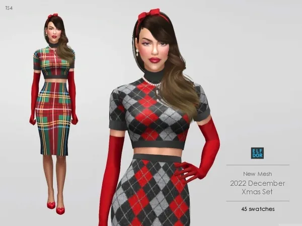 Alpha 2023 Collection 1 Two Part Set - The Sims 4 Custom Content