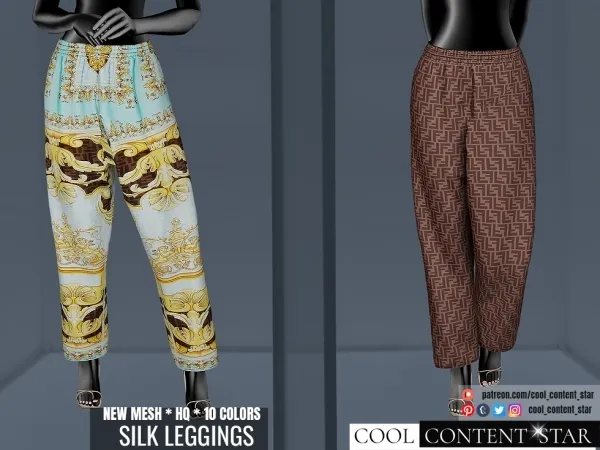 Alpha Silk Leggings cool_content_star - The Sims 4 Custom Content