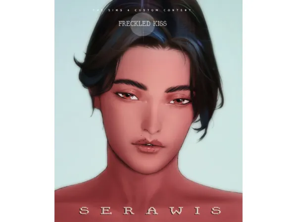 Mix Freckled Kiss (face overlay) - The Sims 4 Custom Content