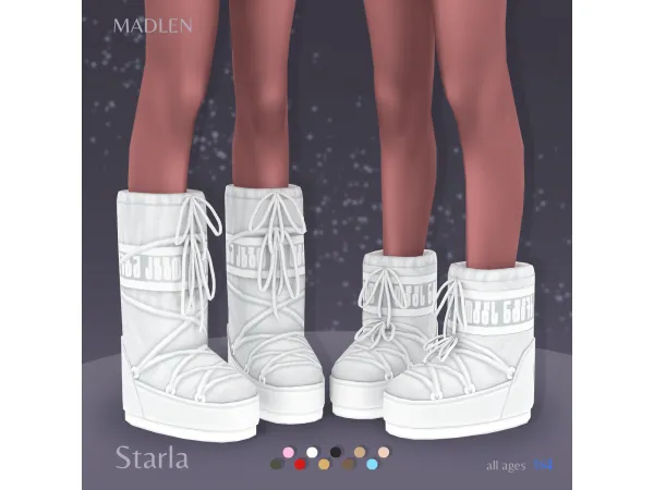 Maxis Match Starla Boots by Madlen - The Sims 4 Custom Content