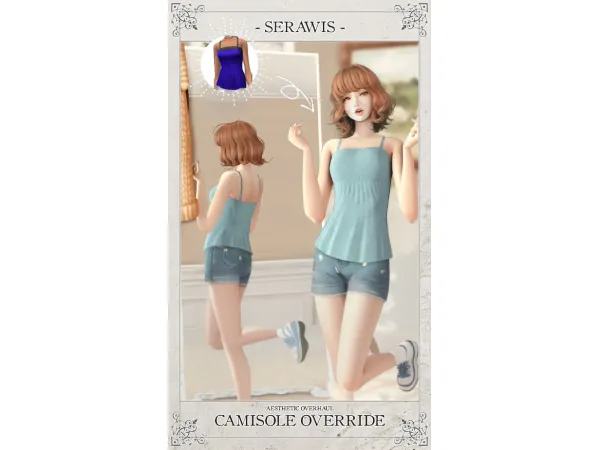 Maxis Match [ SERAWIS ] Camisole Override - The Sims 4 Custom Content
