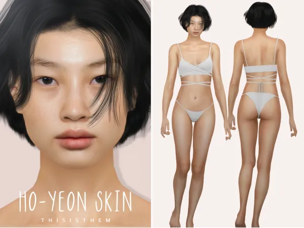 Alpha Ho Yeon Skin Sim by ThisIsThem - The Sims 4 Custom Content